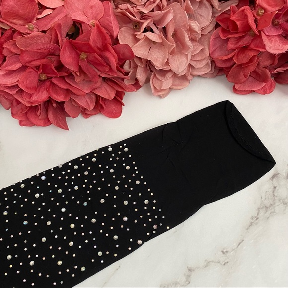 Sexy Crystal Black Sheer Stocking Pantyhose - Picture 9 of 16